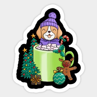 Cute and Lovely Animals with Christmas Vibes Sticker